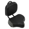 Bike Saddle with Backrest Adjustable PU Cushion