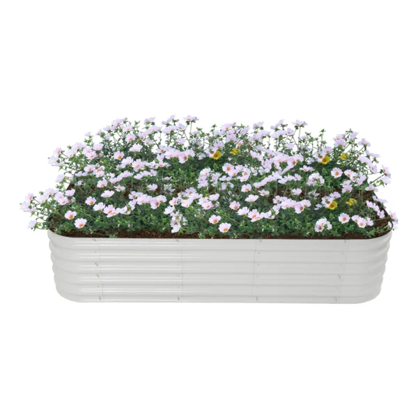 Sd58822d687534e4b861b5d36ef74106cI-1.webp Raised Garden Bed Planter Antirust Outdoor Box
