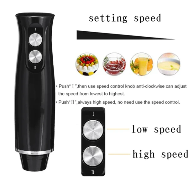 4 in 1 Electric Blender 500W Immersion Hand Stick