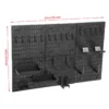 Enjoywood Pegboard Organizer w/ Hooks & Shelves