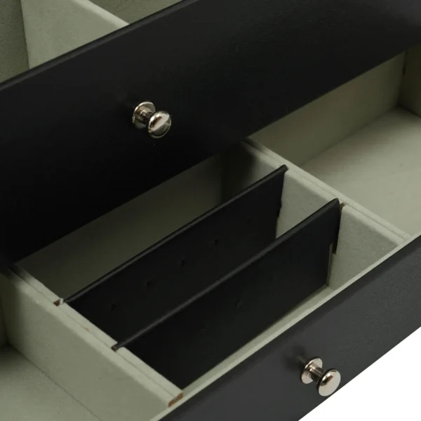 3 Tier Jewelry Box Watch Case Lockable
