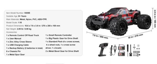 40KM/H 4WD RC Drift Car