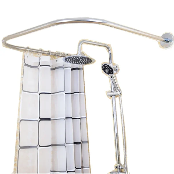 Stainless Steel U-Shape Shower Curtain Rail