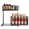 2 Tier Under Sink Shelf Metal Under Cabinet Organi