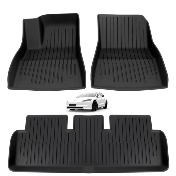 Tesla Model 3 Floor Mats 3PCS All Weather