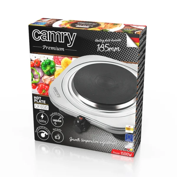 Camry 1500W Electric Cooker Steel Hot Plate