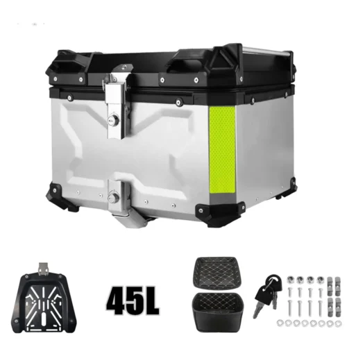 45L Motorcycle Top Case Waterproof Lockable
