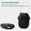 Retractable Cable Lock Portable Combo Security Lock