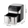 8L Air Fryer 1800W 10 Programs LED Display