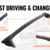 Roof Rack Cross Bars for Toyota RAV4 2019–2023 (160lbs, Aluminum, Lockable)