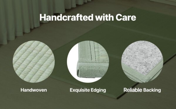 Foldable Tatami Floor Mattress Natural Rush