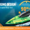 HJ819 2.4GHz RC Racing Boat 12 km/h