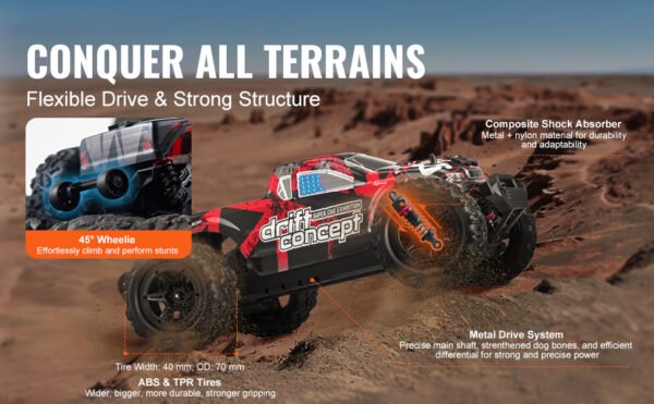 40KM/H 4WD RC Drift Car