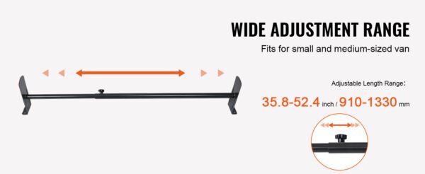 Van Roof Ladder Rack 2/3 Bars Heavy Duty