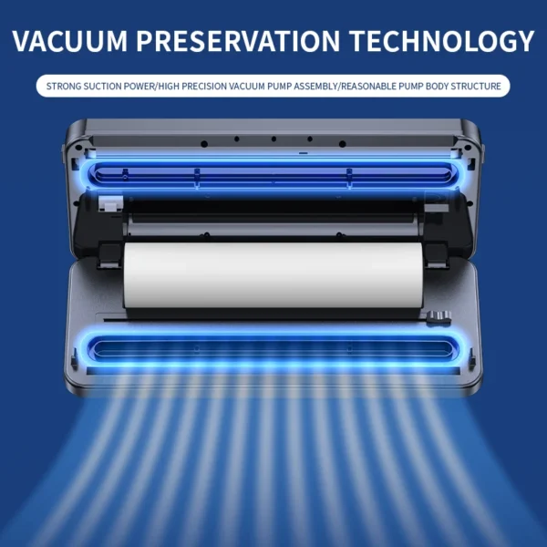 Electric Vacuum Sealer with Built-in Cutter