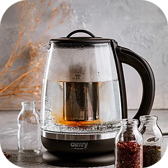 Camry CR1290 2.0L Glass Kettle with Infuser