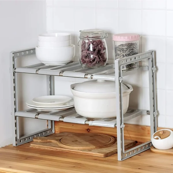 Under Sink Storage Shelf Rack Expandable Holder