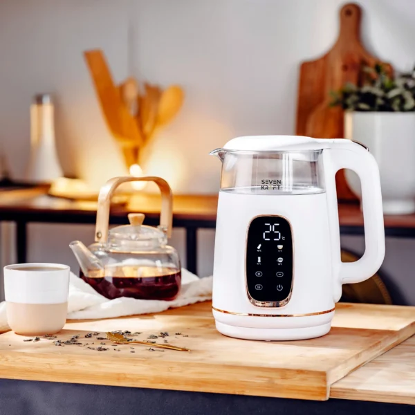 Electric Kettle 1.7L, LED, 40-100°C