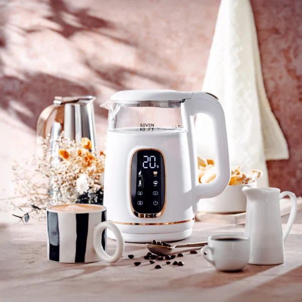 Electric Kettle 1.7L, LED, 40-100°C
