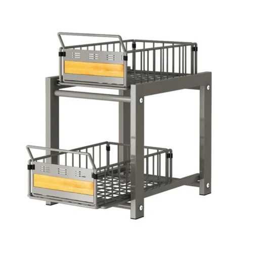 S53ae8e84f1714838bcb201f07456eb4dp.webp 2-Tier Pull-Out Under-Sink Storage Organizer