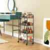 S53cc99c9ef604fc0852b5eb585702af6o.webp 4-Tier Rolling Storage Cart with 4 Wheels & 2 Hand