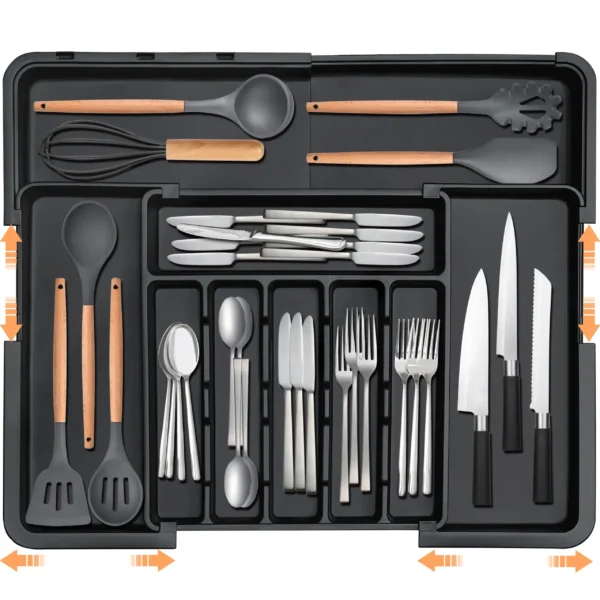 S5d60a529ce544b2eb0b78c88bddf6f824.webp Expandable Silverware Organizer