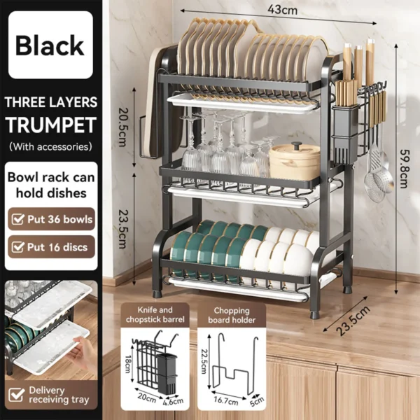Sa3e7f4af86d94a9e8ae43a0cc3566af5Y-1.webp Multi-layer Kitchen Dish Drainer Vertical Dish Dry