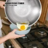 26/28/30cm German Pure Titanium Frying Pan Non-stick Frying Pan Uncoated Fish Scale Hammer Pattern Titanium Alloy Cookware