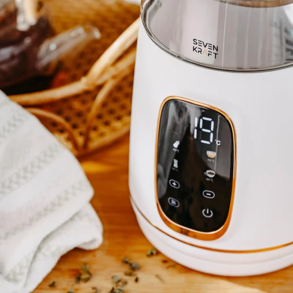 Electric Kettle 1.7L, LED, 40-100°C