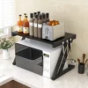 Microwave Shelf Stand with Storage Compartment