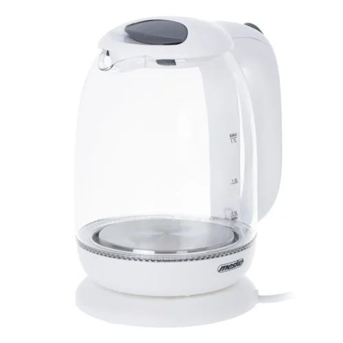 Sf4dcfeb59c1a4a36b79fe8242a3a004en.webp Mesko MS1302W 1.7L Glass Kettle, 2200W, White