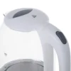Mesko MS1302W 1.7L Glass Kettle, 2200W, White