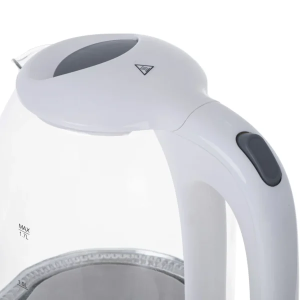 Mesko MS1302W 1.7L Glass Kettle, 2200W, White