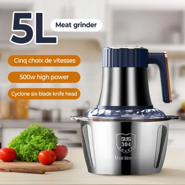 5L Electric Meat Grinder Food Chopper