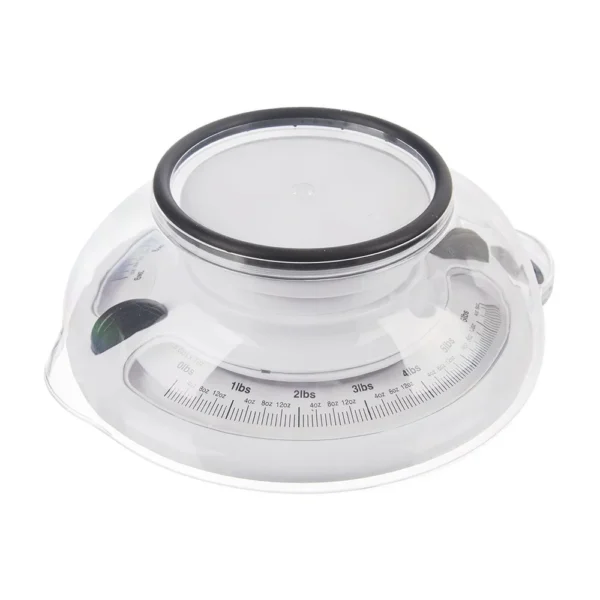Mechanical kitchen scale with 3 kg bowl