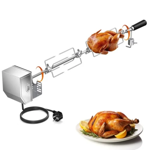 Smokeless BBQ Grill Set Adjustable Temperature Con