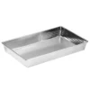 Galvanized baking sheet with textured bottom 40x25