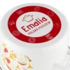 Enamelled Pot with Mushroom Pattern, 20 cm, 3.75 L