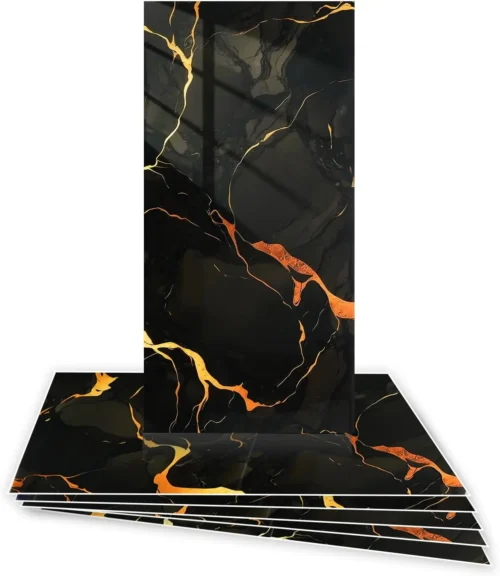 Marble Peel and Stick PVC Shower Tiles 10pcs