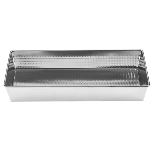 Galvanized baking sheet with textured bottom 40x25