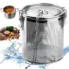 Stainless Steel Spice & Tea Infuser with Chain Hoo