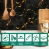 Marble Peel and Stick PVC Shower Tiles 10pcs