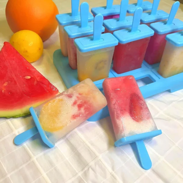 12 Grid Ice Cream Popsicle Mold DIY