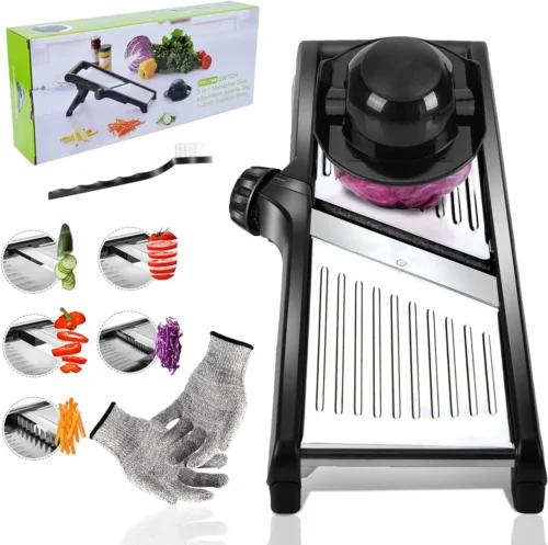 Sa1201b82ac6642299fbe0811071b719bK.webp Stainless Steel Vegetable Slicer, Multi-Functional