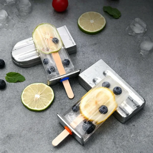 6 Pack 304 Stainless Steel Popsicle Mold