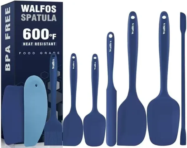 Silicone Kitchen Paddle Set of 9 Pieces Blue