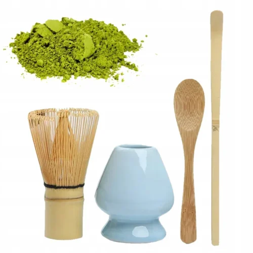 Matcha Tea Set with Bamboo Stirrer