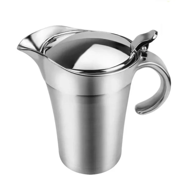 750ml Insulated Thermal Sauce Jug with Lid Handle