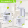 4-in-1 Hand-Cranked Spiral Vegetable Slicer