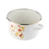 Enamelled Pot with Mushroom Pattern, 20 cm, 3.75 L